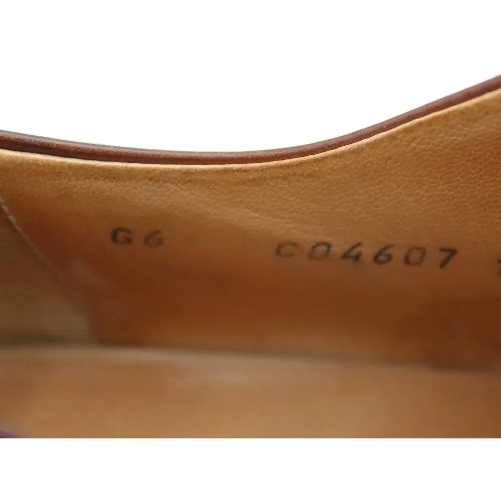 Cole Haan Mens Size 10 Brown Leather Derby Dress Shoes Italy Luxury